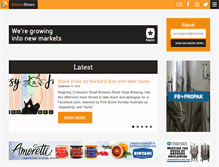 Tablet Screenshot of brewsnews.com.au